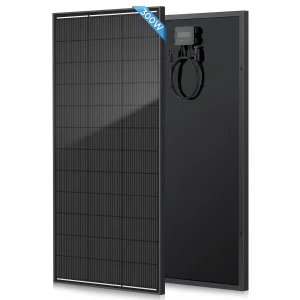300 Watt Solar Panel, 2025 New 300w Solar Panels 18BB High Efficiency Monocrystalline Solar Panel for RV Camping Home Boat Rooftop Farm Battery Marine and Off-Grid