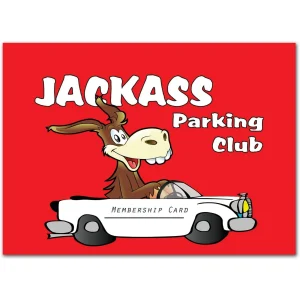Bad Parking Membership Cards-Funny Gag Gift-24 Pack