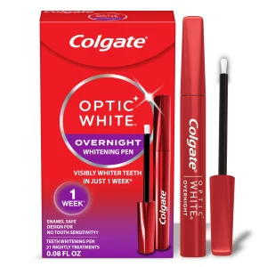 Colgate Optic White Overnight Teeth Whitening Gel Pen, 21 Whitening Treatments
