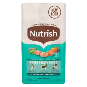 Nutrish Indoor Complete Chicken, Lentils & Salmon Recipe Dry Cat Food